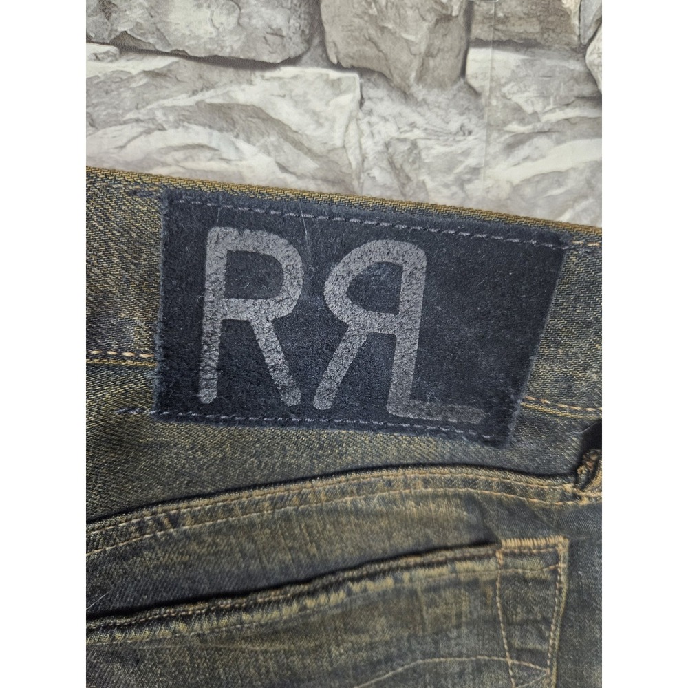 RRL Ralph Lauren Men's Slim Fit Shuttle Woven Sanforized Selvedge Jeans 32x30 - Picture 4 of 16